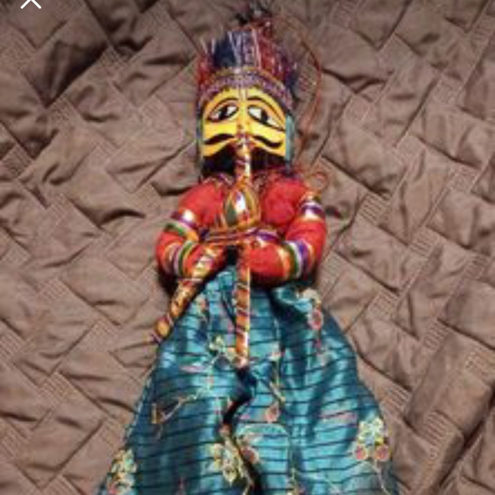 India Snake Charmer Puppet Show Figure